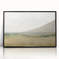 Vintage Landscape Art - Serene Countryside Fields in Soft Hues