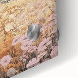 Vintage Landscape Art – Serene Countryside Views with Retro Flowers