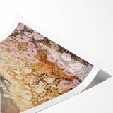 Vintage Landscape Art – Serene Countryside Views with Retro Flowers