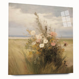 Vintage Wildflower Meadow Art – Classic Floral Landscape Print