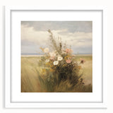 Vintage Wildflower Meadow Art – Classic Floral Landscape Print