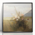 Vintage Wildflower Meadow Art – Classic Floral Landscape Print