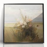 Vintage Wildflower Meadow Art – Classic Floral Landscape Print