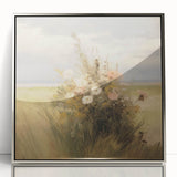 Vintage Wildflower Meadow Art – Classic Floral Landscape Print