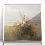 Vintage Wildflower Meadow Art – Classic Floral Landscape Print