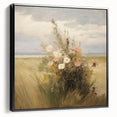 Vintage Wildflower Meadow Art – Classic Floral Landscape Print