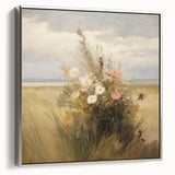 Vintage Wildflower Meadow Art – Classic Floral Landscape Print