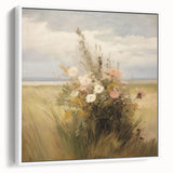 Vintage Wildflower Meadow Art – Classic Floral Landscape Print