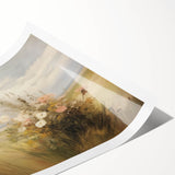 Vintage Wildflower Meadow Art – Classic Floral Landscape Print