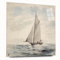 Vintage Sailing Boat Art – Classic Nautical Seascape Wall Print