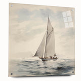 Vintage Sailing Boat Art – Classic Nautical Seascape Wall Print