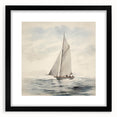 Vintage Sailing Boat Art – Classic Nautical Seascape Wall Print