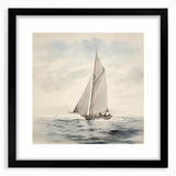 Vintage Sailing Boat Art – Classic Nautical Seascape Wall Print