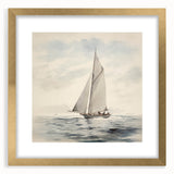 Vintage Sailing Boat Art – Classic Nautical Seascape Wall Print