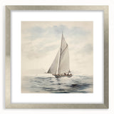 Vintage Sailing Boat Art – Classic Nautical Seascape Wall Print
