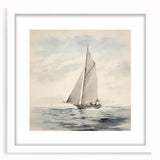 Vintage Sailing Boat Art – Classic Nautical Seascape Wall Print