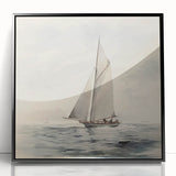 Vintage Sailing Boat Art – Classic Nautical Seascape Wall Print