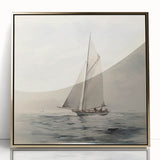Vintage Sailing Boat Art – Classic Nautical Seascape Wall Print
