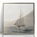 Vintage Sailing Boat Art – Classic Nautical Seascape Wall Print