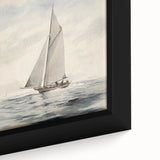 Vintage Sailing Boat Art – Classic Nautical Seascape Wall Print