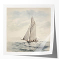 Vintage Sailing Boat Art – Classic Nautical Seascape Wall Print