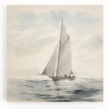 Vintage Sailing Boat Art – Classic Nautical Seascape Wall Print