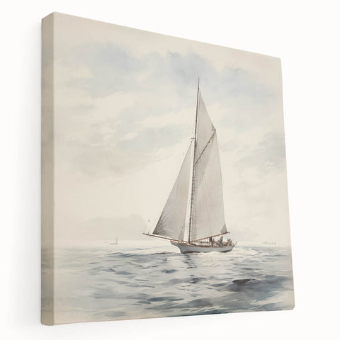 Vintage Sailing Boat Art – Classic Nautical Seascape Wall Print