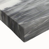 Vintage Landscape Art - Dramatic Ocean Waves and Cloudy Sky