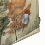 Vintage Landscape Art – Autumn Trees in Tranquil Landscape – Antique Nature Scene Wall Art