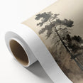 Vintage Misty Forest Art – Classic Woodland Landscape Wall Print