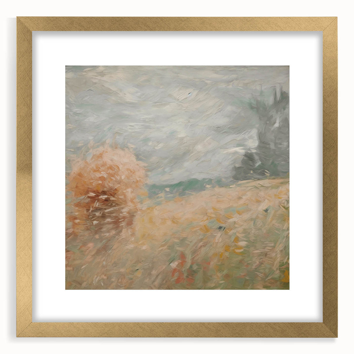 Impressionist Vintage Landscape Art – Classic Countryside Print