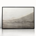 Vintage Landscape Art - Misty Mountains and Birds in Flight