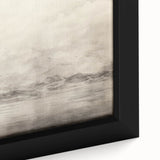 Vintage Landscape Art - Misty Mountains and Birds in Flight