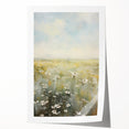 Vintage Landscape Art – Rustic Meadow Print – Antique Scenery Wall Art