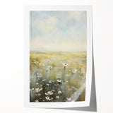 Vintage Landscape Art – Rustic Meadow Print – Antique Scenery Wall Art