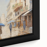 Vintage Landscape Art – Historic Cityscape Print – Retro Street Scene Wall Art