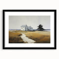 Vintage Landscape Art - Quiet House on a Country Path