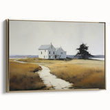 Vintage Landscape Art - Quiet House on a Country Path