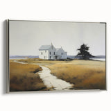 Vintage Landscape Art - Quiet House on a Country Path