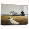 Vintage Landscape Art - Quiet House on a Country Path