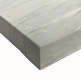 Vintage Landscape Art - Gentle Ocean Waves and Soft Sky