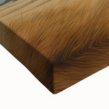 Vintage Landscape Art - Golden Field Under Dramatic Skies