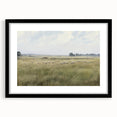Vintage Landscape Art - Grazing Sheep in a Serene Meadow