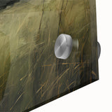 Vintage Landscape Art - Tall Grass in Tranquil Rural Setting
