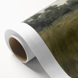 Vintage Landscape Art - Tall Grass in Tranquil Rural Setting