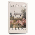 Vintage French Cottage Art – Classic Floral Landscape Print
