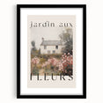 Vintage French Cottage Art – Classic Floral Landscape Print