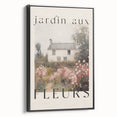 Vintage French Cottage Art – Classic Floral Landscape Print
