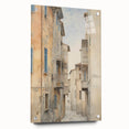 Vintage Landscape Art – Historic City Alley Print – Antique Urban Wall Art