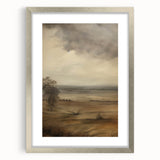 Vintage Landscape Art – Dramatic Countryside Scene – Antique Rural Wall Art